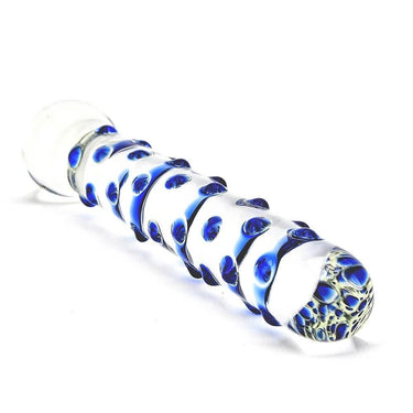 Nubby Textured Glass Dildo